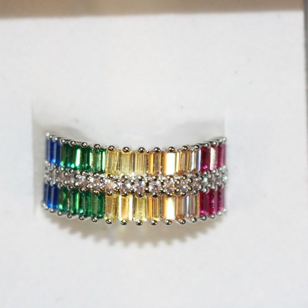 Unusually Glorious Rainbow Multi-Colored Sapphire… - image 1